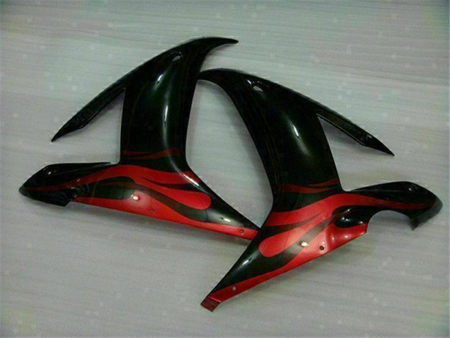 Black Red 2002-2003 Yamaha YZF R1 Motorcycle Fairing Black Red 2002-2003 Yamaha YZF R1 Motorcycle Fairing