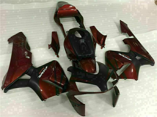 Black Red 2003-2004 Honda CBR600RR Motorcycle Fairings Black Red 2003-2004 Honda CBR600RR Motorcycle Fairings