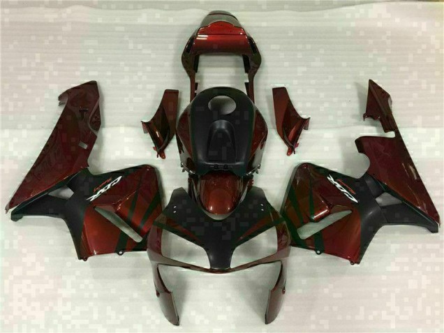 Black Red 2003-2004 Honda CBR600RR Motorcycle Fairings Black Red 2003-2004 Honda CBR600RR Motorcycle Fairings