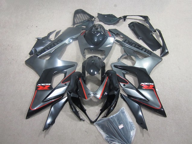 Black Red 2005-2006 Suzuki GSXR 1000 Motorcycle Fairing Black Red 2005-2006 Suzuki GSXR 1000 Motorcycle Fairing