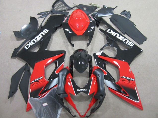 Black Red 2005-2006 Suzuki GSXR 1000 Motorcycle Fairings Black Red 2005-2006 Suzuki GSXR 1000 Motorcycle Fairings