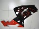 Black Red 2006-2007 Kawasaki ZX10R Motorcycle Fairings