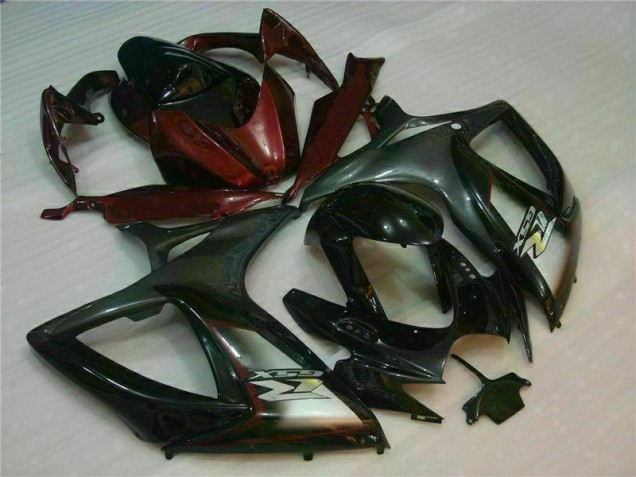 Black Red 2006-2007 Suzuki GSXR 600/750 Motorcycle Fairings Black Red 2006-2007 Suzuki GSXR 600/750 Motorcycle Fairings