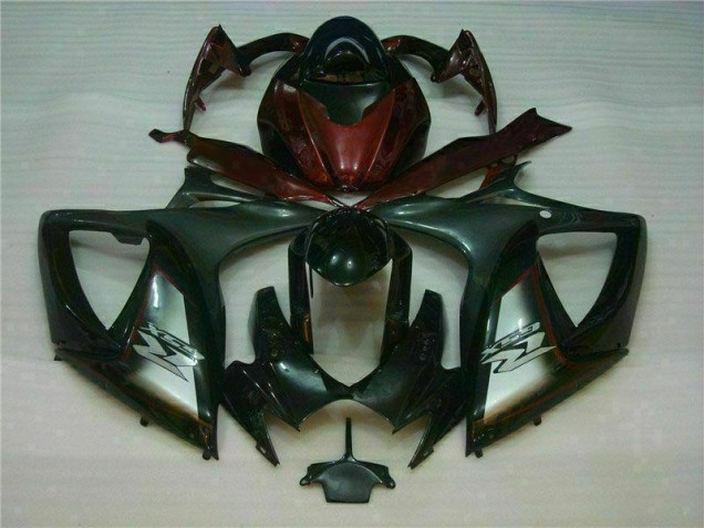 Black Red 2006-2007 Suzuki GSXR 600/750 Motorcycle Fairings Black Red 2006-2007 Suzuki GSXR 600/750 Motorcycle Fairings