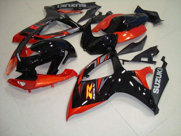 Black Red 2006-2007 Suzuki GSXR 750 Motorcycle Fairings Black Red 2006-2007 Suzuki GSXR 750 Motorcycle Fairings