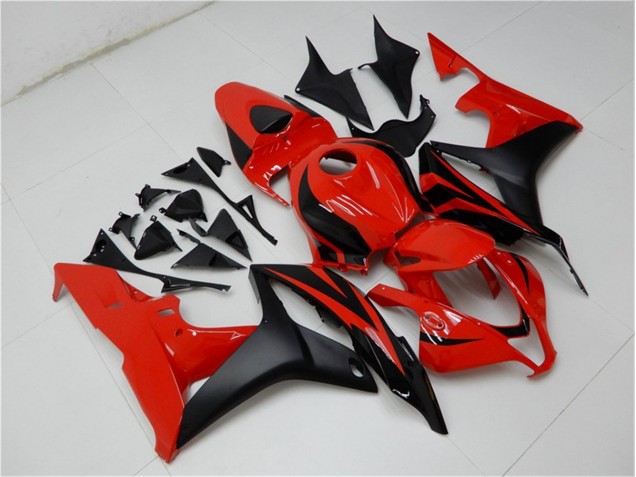 Black Red 2007-2008 Honda CBR600RR Motorcycle Bodywork Black Red 2007-2008 Honda CBR600RR Motorcycle Bodywork