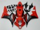 Black Red 2007-2008 Honda CBR600RR Motorcycle Bodywork Black Red 2007-2008 Honda CBR600RR Motorcycle Bodywork
