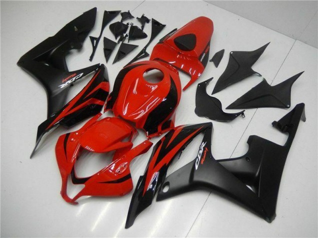 Black Red 2007-2008 Honda CBR600RR Motorcycle Fairing Kits Black Red 2007-2008 Honda CBR600RR Motorcycle Fairing Kits