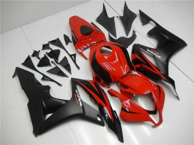 Black Red 2007-2008 Honda CBR600RR Motorcycle Fairing Kits Black Red 2007-2008 Honda CBR600RR Motorcycle Fairing Kits