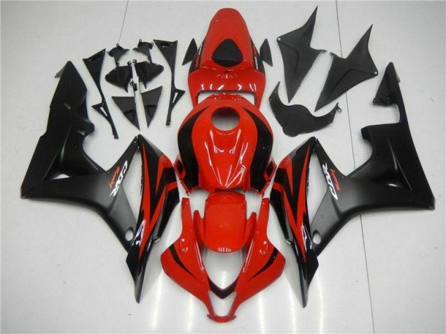 Black Red 2007-2008 Honda CBR600RR Motorcycle Fairing Kits Black Red 2007-2008 Honda CBR600RR Motorcycle Fairing Kits