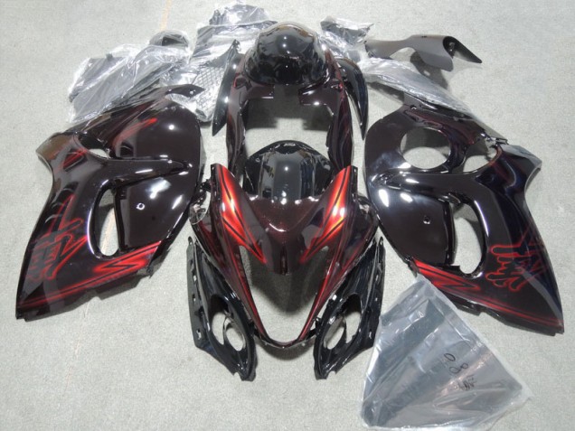 Black Red 2008-2019 Suzuki GSXR 1300 Hayabusa Motorcycle Fairing Kits & Plastic Black Red 2008-2019 Suzuki GSXR 1300 Hayabusa Motorcycle Fairing Kits & Plastic