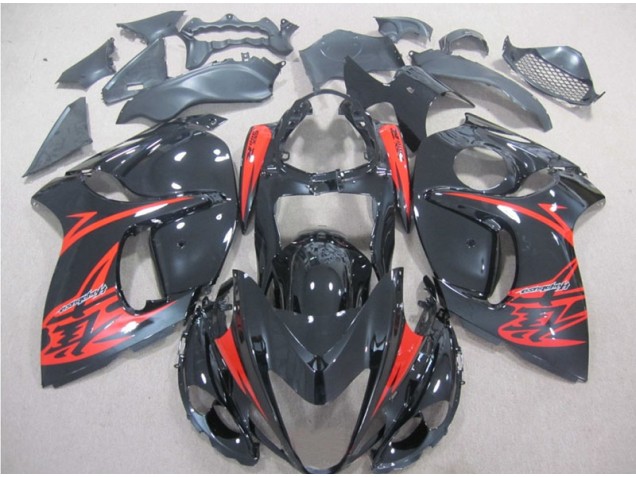 Black Red 2008-2019 Suzuki GSXR 1300 Hayabusa Motorcycle Fairing Black Red 2008-2019 Suzuki GSXR 1300 Hayabusa Motorcycle Fairing