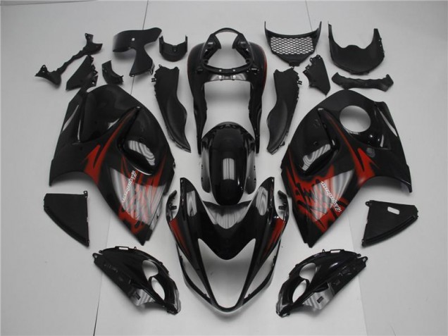 Black Red 2008-2019 Suzuki GSXR 1300 Hayabusa Motorcycle Fairings Black Red 2008-2019 Suzuki GSXR 1300 Hayabusa Motorcycle Fairings