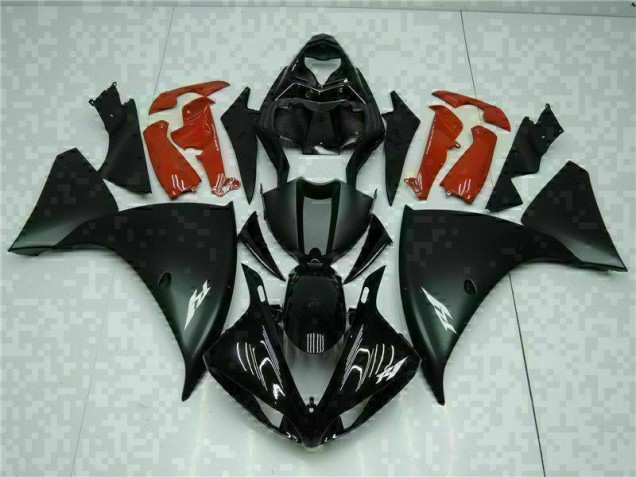 Black Red 2009-2011 Yamaha YZF R1 Motorcycle Fairings Black Red 2009-2011 Yamaha YZF R1 Motorcycle Fairings
