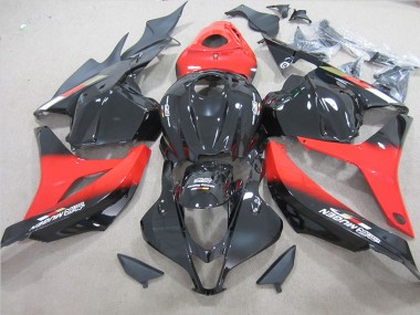 Black Red 2009-2012 Honda CBR600RR Motorcycle Fairings