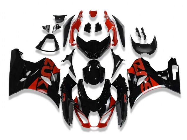 Black Red 2017-2021 Suzuki GSXR 1000 Motorcycle Fairings Black Red 2017-2021 Suzuki GSXR 1000 Motorcycle Fairings