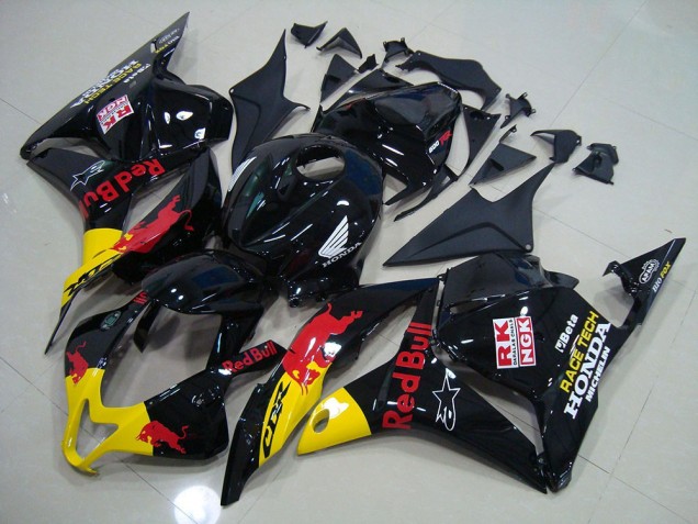 Black Red Bull 2009-2012 Honda CBR600RR Motorcycle Fairings Black Red Bull 2009-2012 Honda CBR600RR Motorcycle Fairings