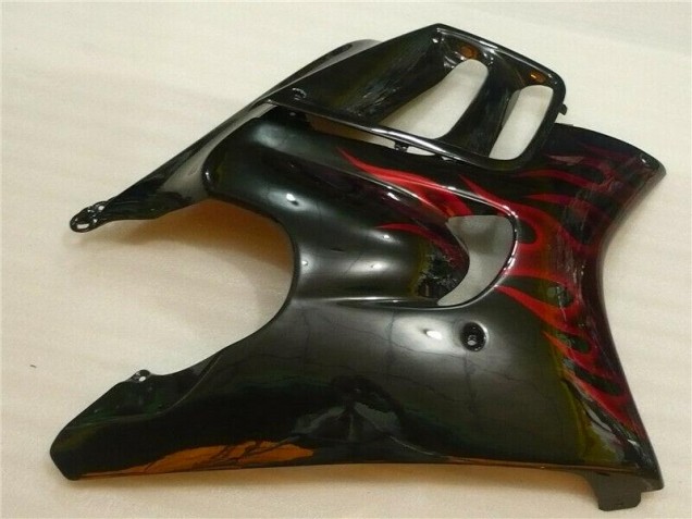 Black Red Flame 1995-1998 Honda CBR600 F3 Motorcycle Fairing Black Red Flame 1995-1998 Honda CBR600 F3 Motorcycle Fairing