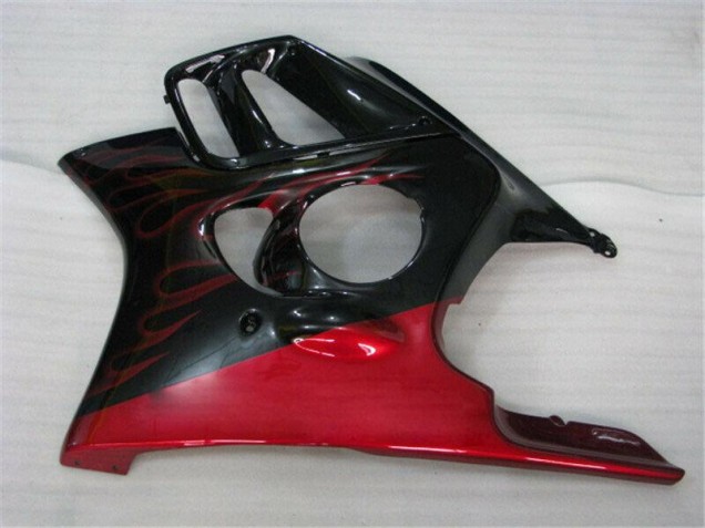 Black Red Flame 1995-1998 Honda CBR600 F3 Motorcycle Fairings Black Red Flame 1995-1998 Honda CBR600 F3 Motorcycle Fairings