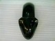 Black Red Flame 2000-2002 Kawasaki ZX6R Motorcycle Fairings