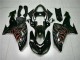 Black Red Flame 2006-2007 Kawasaki ZX10R Motorcycle Fairing Black Red Flame 2006-2007 Kawasaki ZX10R Motorcycle Fairing