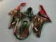 Black Red Flame 2007-2008 Kawasaki ZX6R Motorcycle Fairings Black Red Flame 2007-2008 Kawasaki ZX6R Motorcycle Fairings