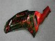 Black Red Flame 2007-2008 Kawasaki ZX6R Motorcycle Fairings Black Red Flame 2007-2008 Kawasaki ZX6R Motorcycle Fairings