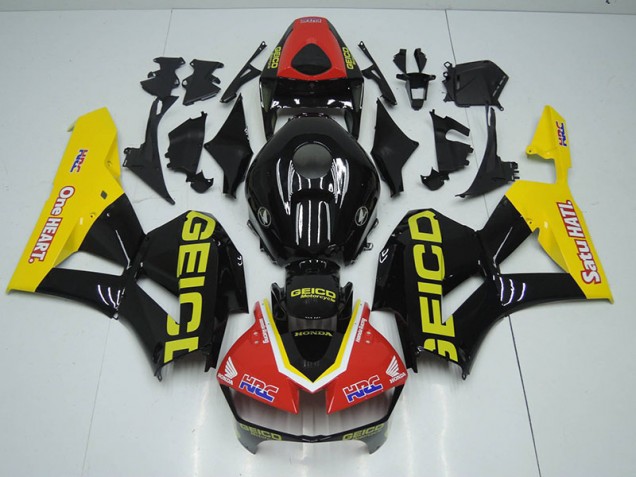 Black Red HRC 2012-2016 Honda CBR1000RR Motorcycle Fairings Black Red HRC 2012-2016 Honda CBR1000RR Motorcycle Fairings