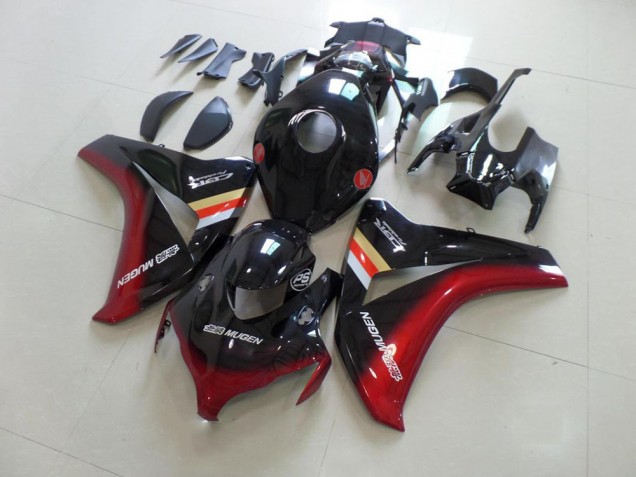 Black Red Mugen 2008-2011 Honda CBR1000RR Motorcycle Fairings Black Red Mugen 2008-2011 Honda CBR1000RR Motorcycle Fairings