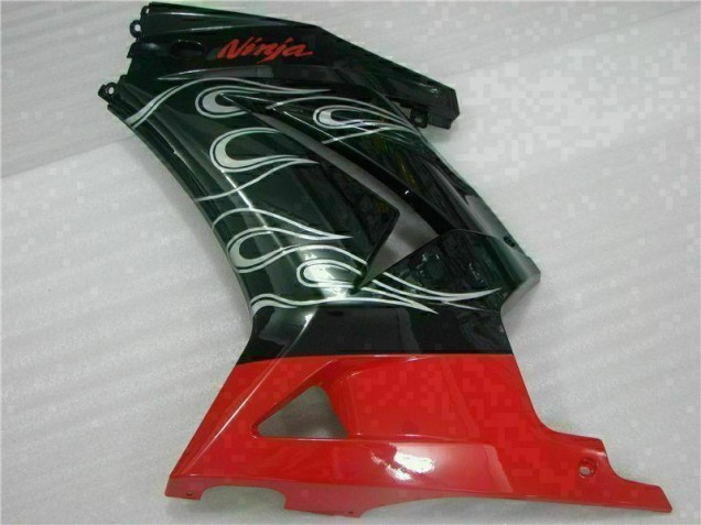 Black Red Ninja 2008-2012 Kawasaki EX250 Motorcycle Fairings Black Red Ninja 2008-2012 Kawasaki EX250 Motorcycle Fairings