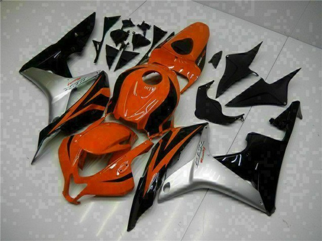 Black Red Silver 2007-2008 Honda CBR600RR Motorcycle Fairings Black Red Silver 2007-2008 Honda CBR600RR Motorcycle Fairings