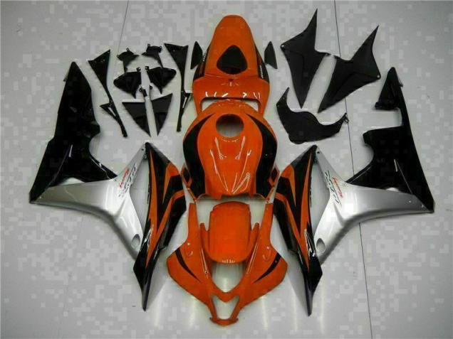 Black Red Silver 2007-2008 Honda CBR600RR Motorcycle Fairings Black Red Silver 2007-2008 Honda CBR600RR Motorcycle Fairings