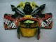 Black Red Yellow 46 2005-2006 Honda CBR600RR Motorcycle Fairings Black Red Yellow 46 2005-2006 Honda CBR600RR Motorcycle Fairings
