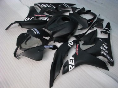 Black Repsol 2007-2008 Honda CBR600RR Motorcycle Fairings