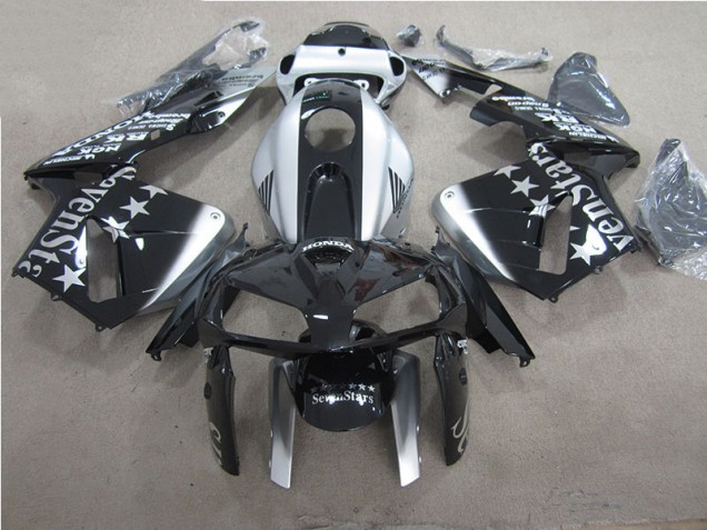 Black SevenStars 2005-2006 Honda CBR600RR Motorcycle Fairings Black SevenStars 2005-2006 Honda CBR600RR Motorcycle Fairings