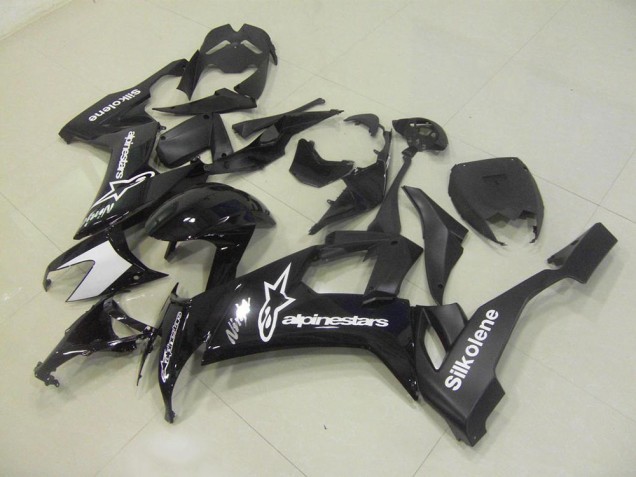 Black Silkolene 2008-2010 Kawasaki ZX10R Motorcycle Fairings Black Silkolene 2008-2010 Kawasaki ZX10R Motorcycle Fairings