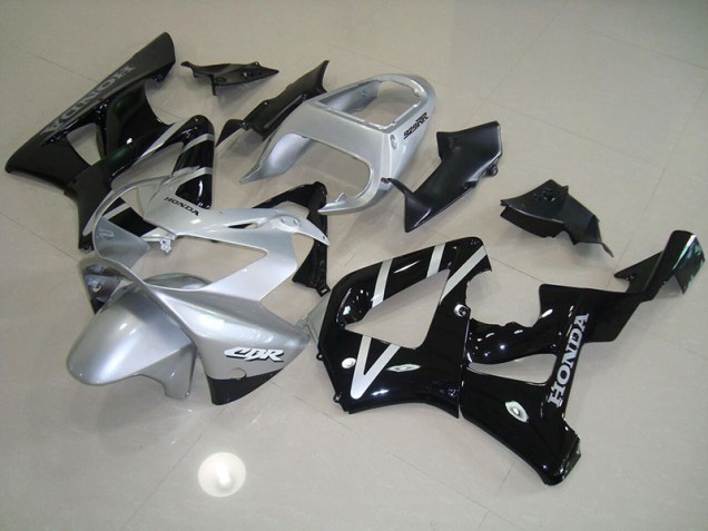 Black Silver 2000-2001 Honda CBR900RR 929 Motorcycle Fairings Black Silver 2000-2001 Honda CBR900RR 929 Motorcycle Fairings