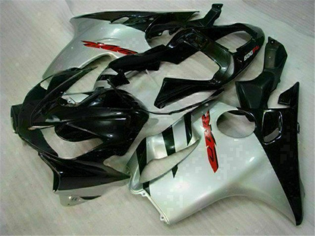 Black Silver 2001-2003 Honda CBR600 F4i Motorcycle Fairing Black Silver 2001-2003 Honda CBR600 F4i Motorcycle Fairing