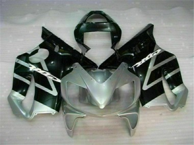 Black Silver 2001-2003 Honda CBR600 F4i Motorcycle Fairings