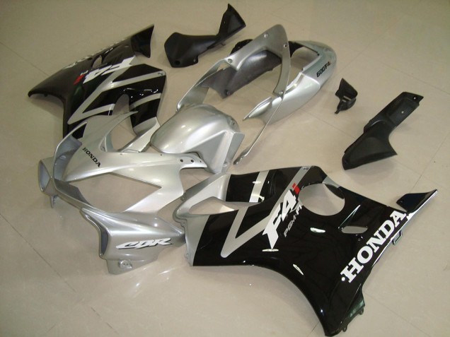 Black Silver 2004-2007 Honda CBR600 F4i Motorcycle Bodywork Black Silver 2004-2007 Honda CBR600 F4i Motorcycle Bodywork