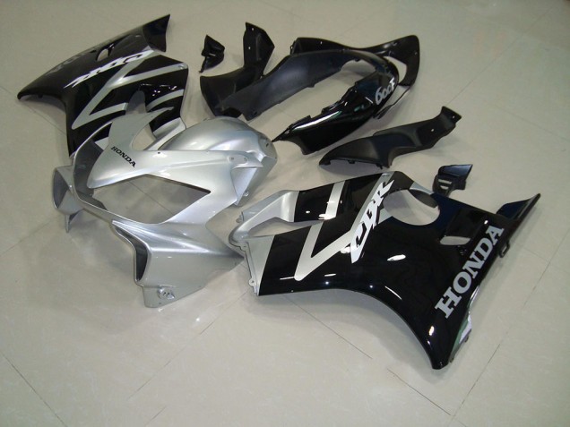 Black Silver 2004-2007 Honda CBR600 F4i Motorcycle Fairing Black Silver 2004-2007 Honda CBR600 F4i Motorcycle Fairing