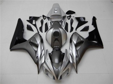 Black Silver Grey 2006-2007 Honda CBR1000RR Motorcycle Fairings