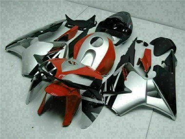 Black Silver Red 2005-2006 Honda CBR600RR Motorcycle Fairings