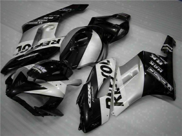 Black Silver Repsol 2004-2005 Honda CBR1000RR Motorcycle Fairing Black Silver Repsol 2004-2005 Honda CBR1000RR Motorcycle Fairing