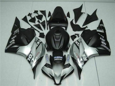 Black Silver Repsol 2009-2012 Honda CBR600RR Motorcycle Fairings