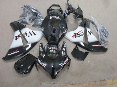 Black West 2008-2011 Honda CBR1000RR Motorcycle Fairings