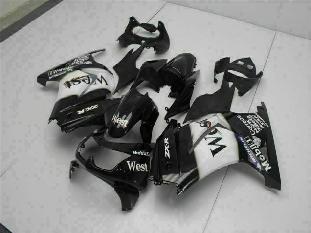 Black West 2008-2012 Kawasaki EX250 Motorcycle Fairings Black West 2008-2012 Kawasaki EX250 Motorcycle Fairings