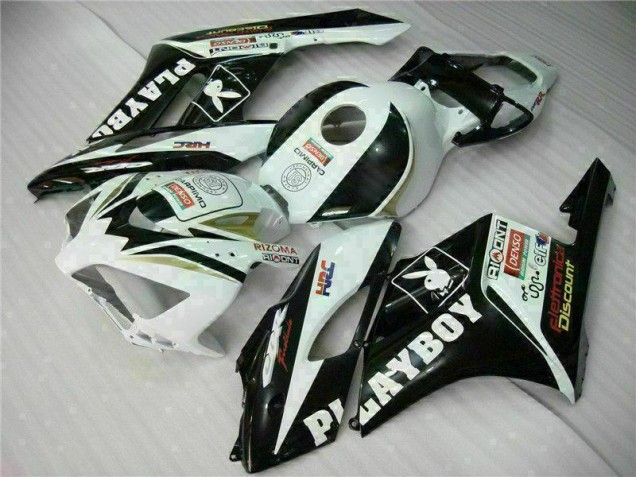 Black White 2004-2005 Honda CBR1000RR Motorcycle Fairing Black White 2004-2005 Honda CBR1000RR Motorcycle Fairing