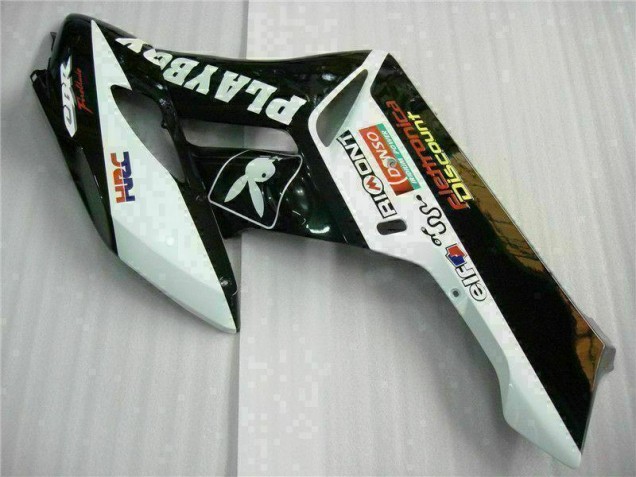 Black White 2004-2005 Honda CBR1000RR Motorcycle Fairing Black White 2004-2005 Honda CBR1000RR Motorcycle Fairing