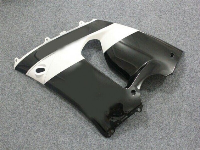 Black White 2005-2006 Kawasaki ZX6R Motorcycle Fairing Black White 2005-2006 Kawasaki ZX6R Motorcycle Fairing